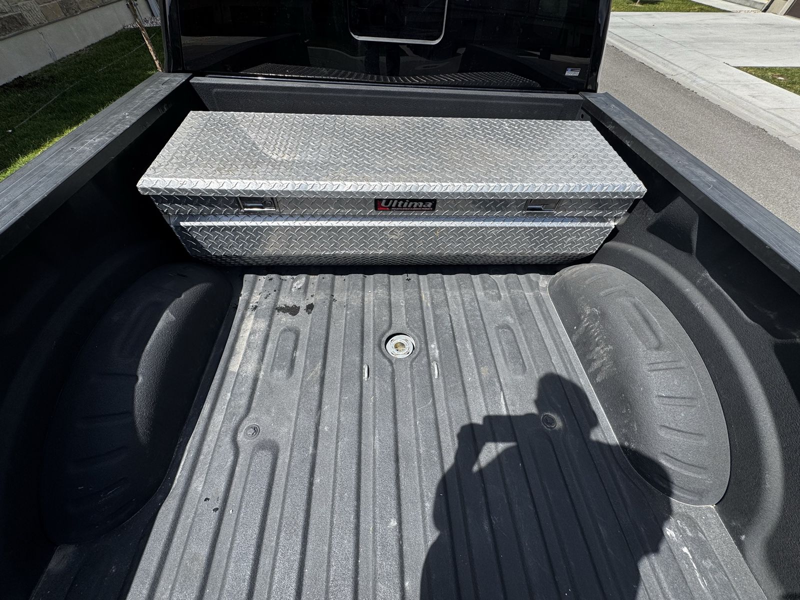 Ultima Diamond Plate Aluminum Truck Bed Tool Box - Crossbed Storage