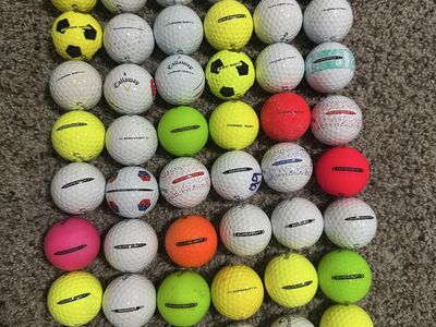 Callaway Golf Balls - 60 golf balls including chrome soft, supersoft, and chrome tour