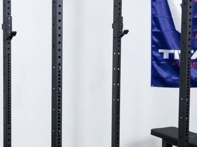 Titan T3 36" Squat Rack And Accessories