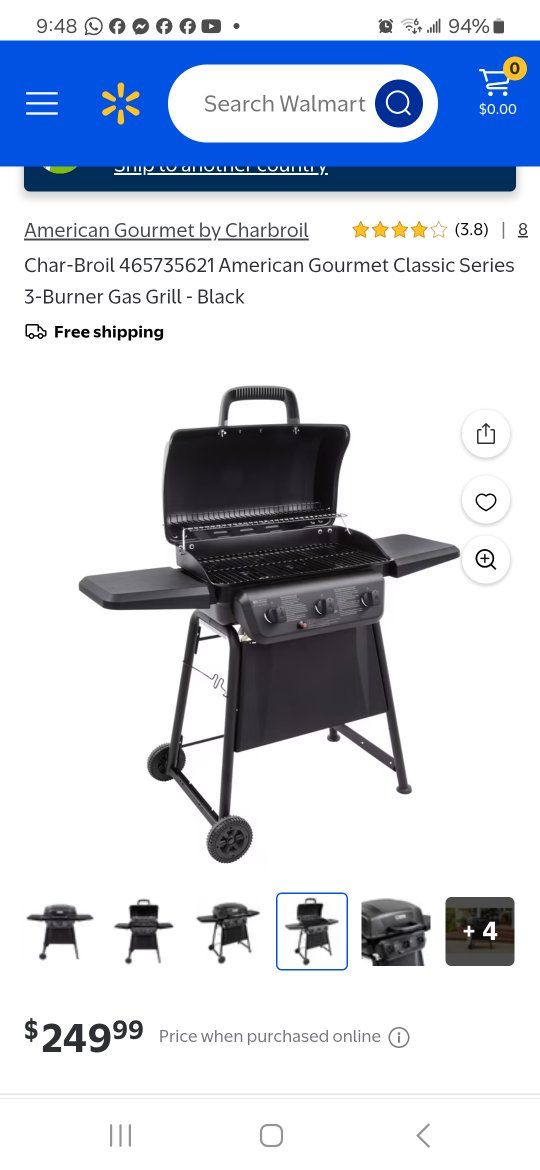CHARBROIL BARBEQUE,  -