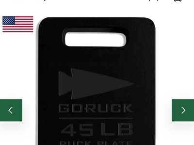 GO RUCK Vest Plates 20lb, 30lb, 45lb
