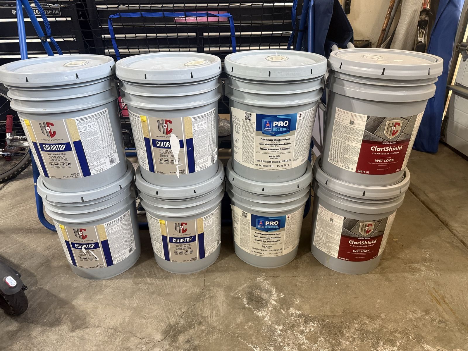 Concrete Stain,Sealer and Epoxy 