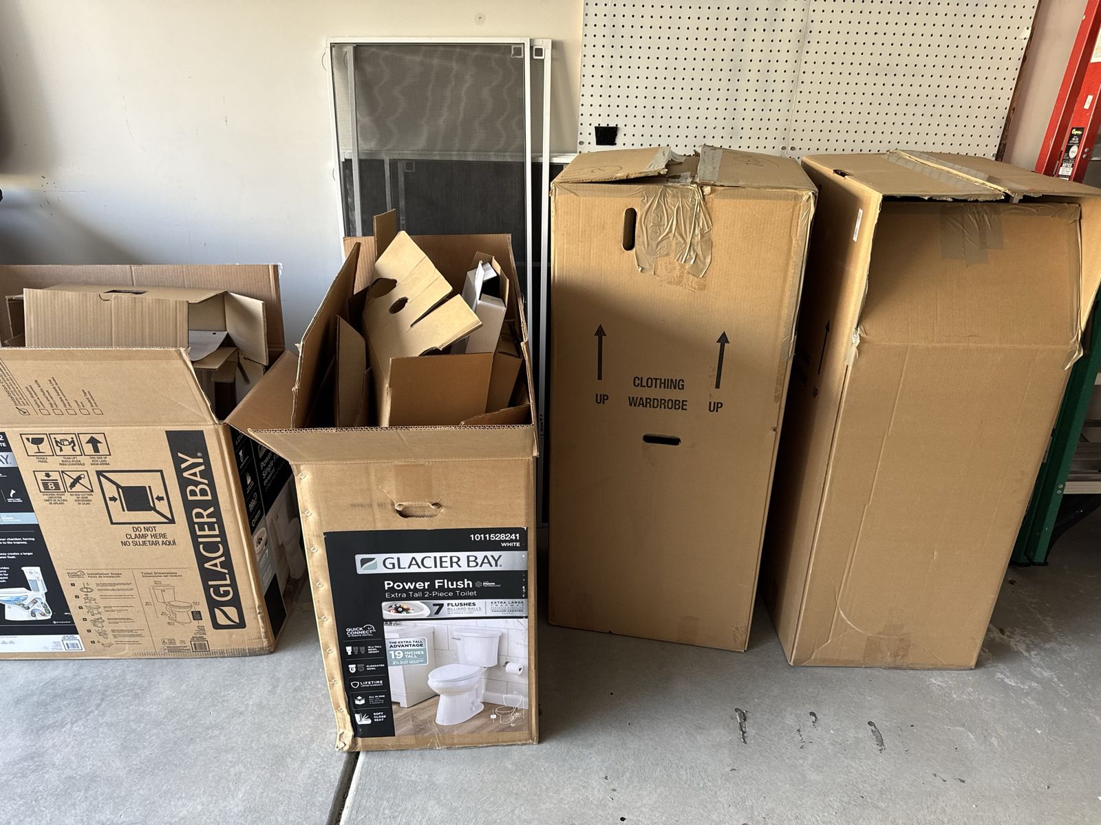 Cardboard boxes