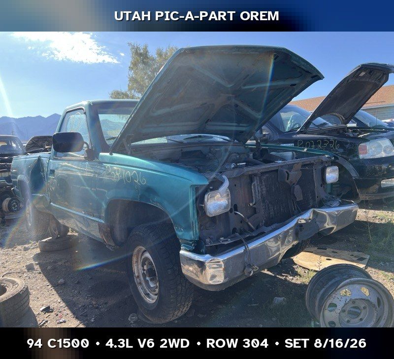 Just In! 1994 Chevrolet C1500 Parts - UTPAP Orem