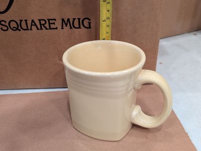 Fiesta Square Mugs - New, Ivory, Retired