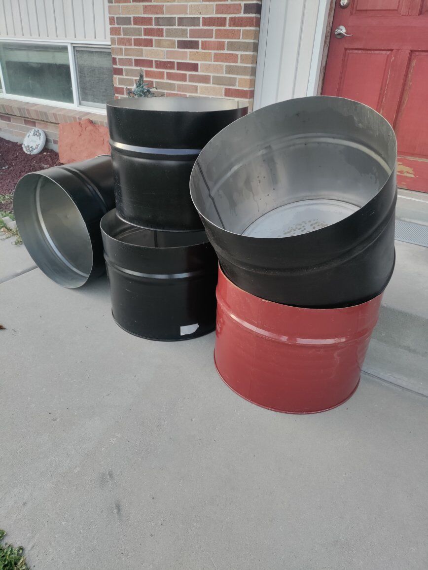 Fire Pits, Planter, Metal Container.