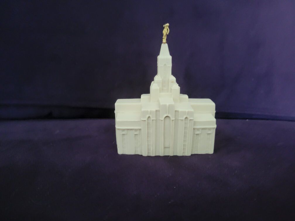 beautiful porcelain LDS Bountiful temple