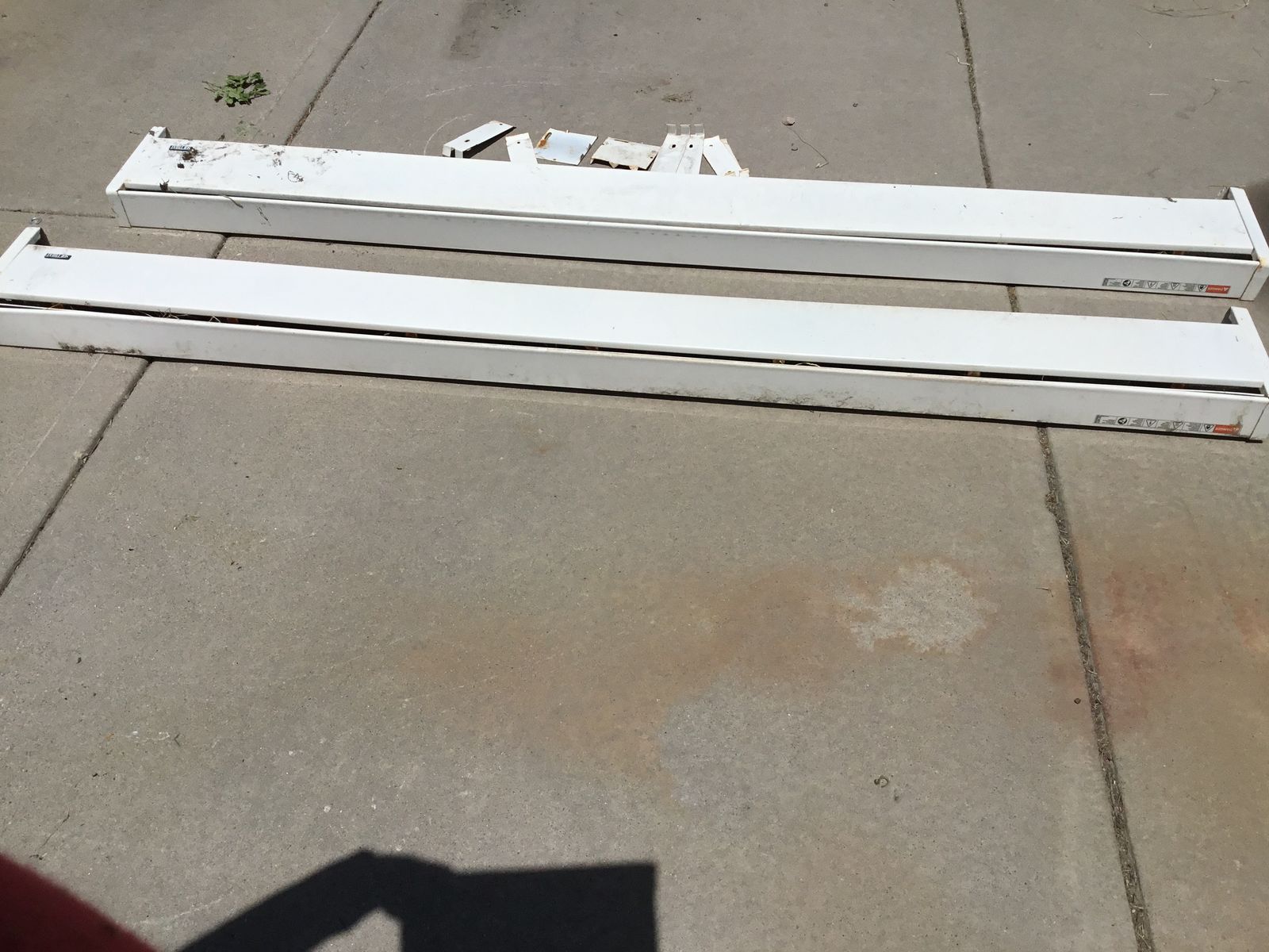 7’ 220 Volt baseboard heaters (2)
