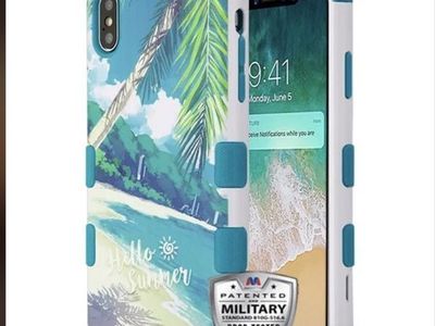 Beach/Tropical XS Max Hybrid IPhone Case