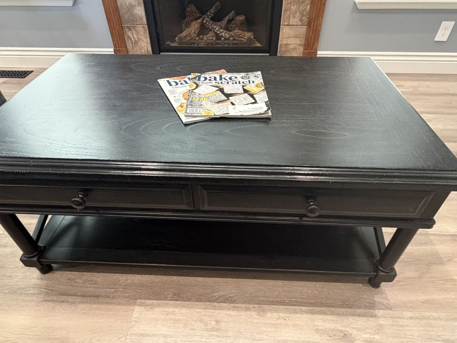 Bassett Coffee Table, Ebony Hardwoods