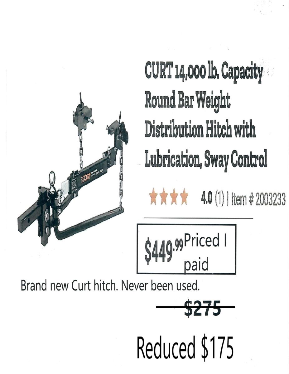 Kurt Sway bars and hitch