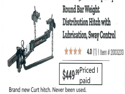 Kurt Sway bars and hitch