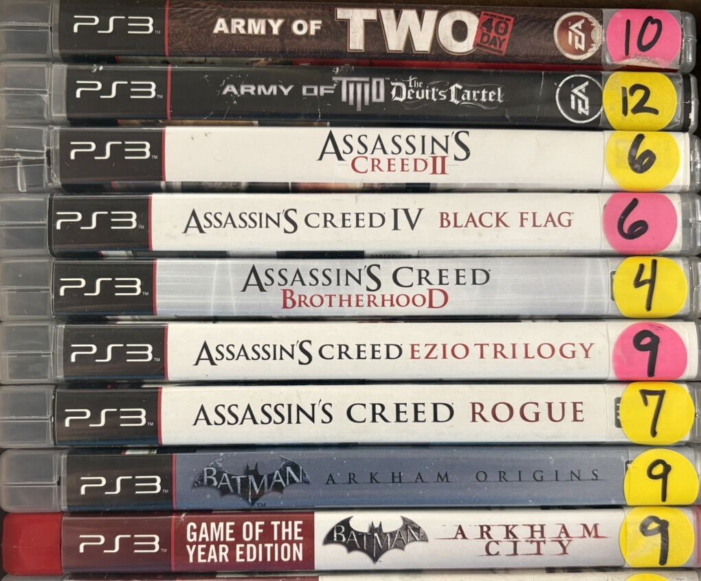 PS3 Games Starting At $3 And Up