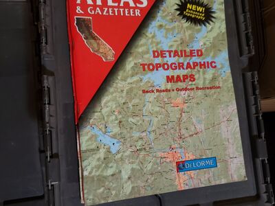 DELORME NORTHERN CALIFORNIA ATLAS & GAZETTEER