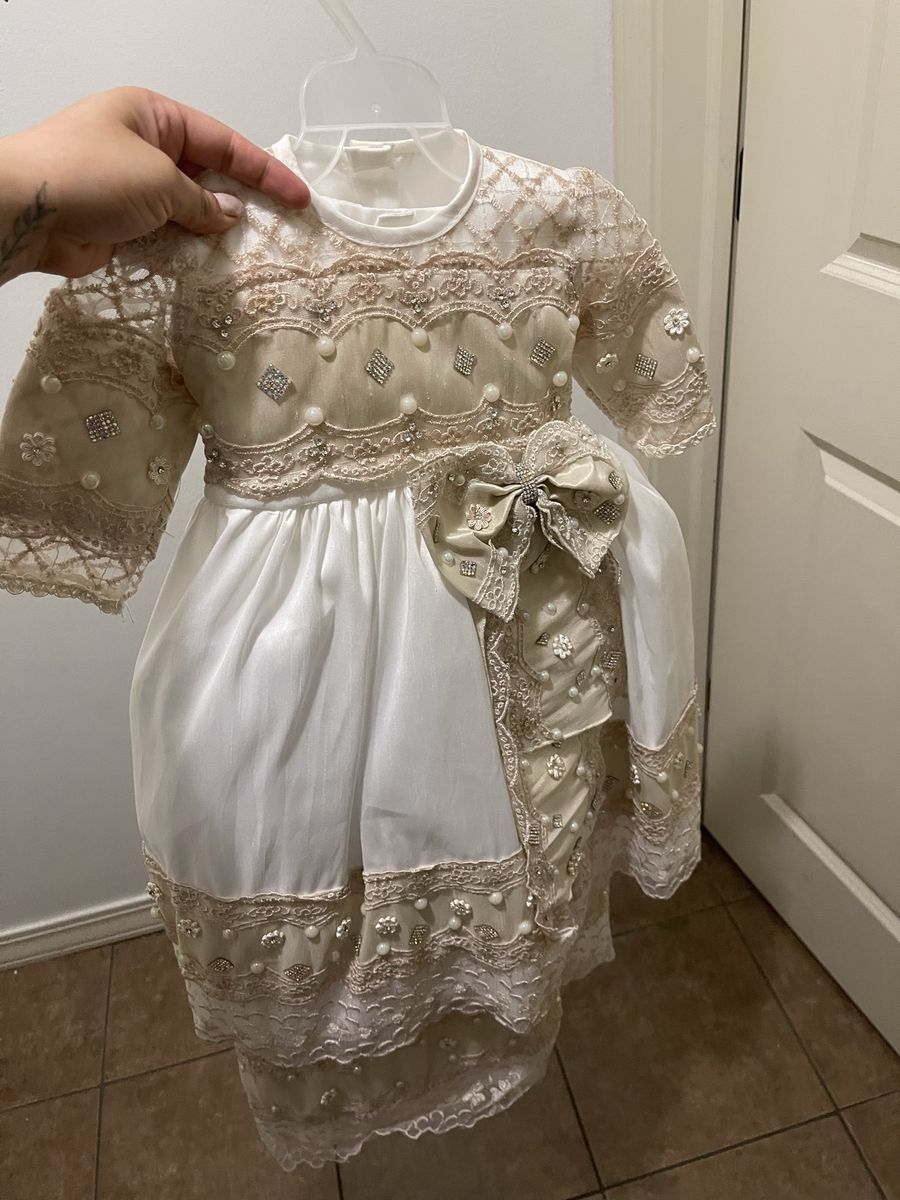 Baptism girl dress size 6-12 month