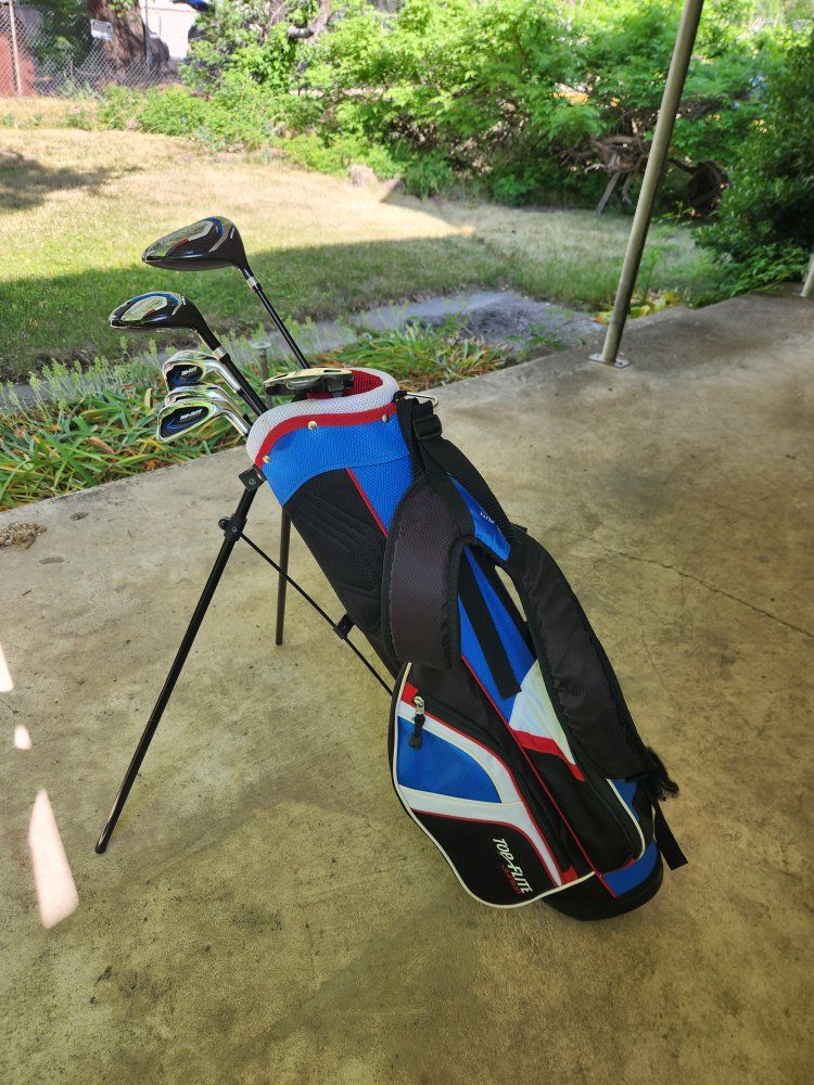 top flite golf set, excel cond
