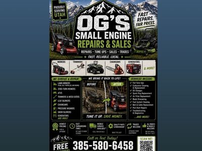 OG’S SMALL ENGINE REPAIRS & SALES
