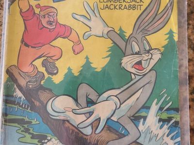 Vintage Dell Comics Bugs Bunny No. 307 Lumberjack Jackrabbit Comic Book