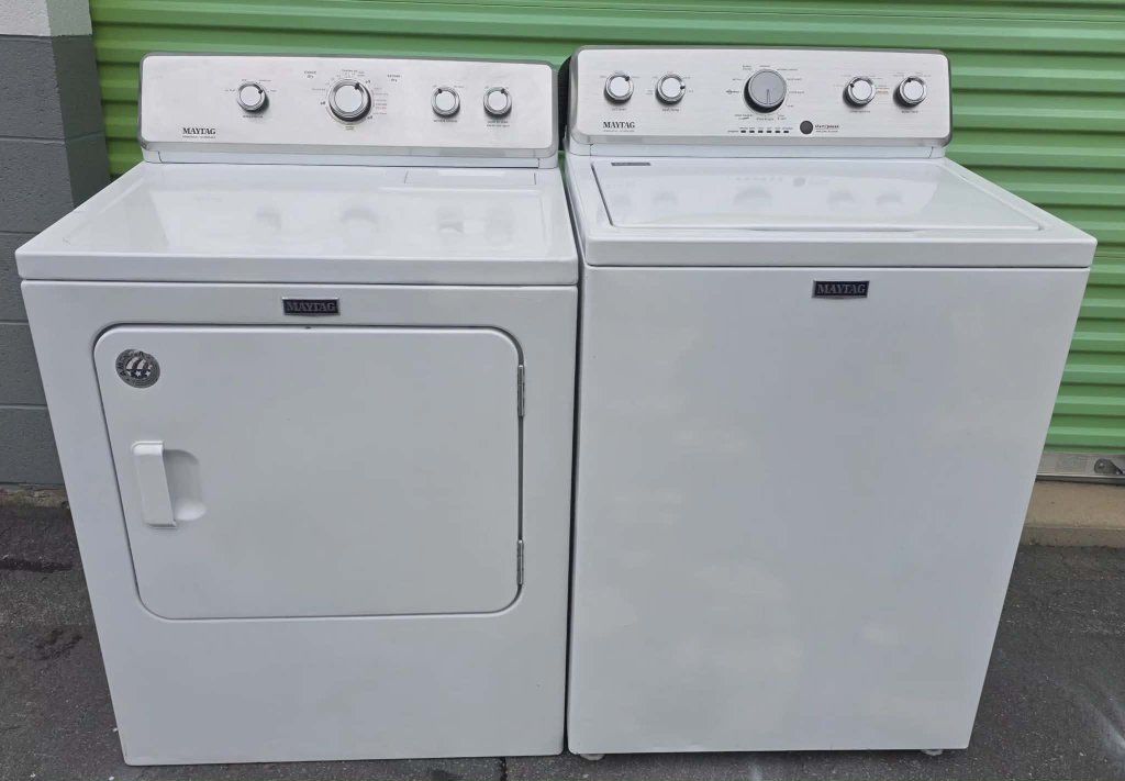 wonderful maytag washer & elec. dryer, free delivery
