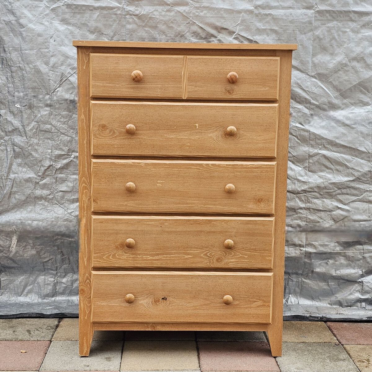 Tall 5 Drawer Dresser