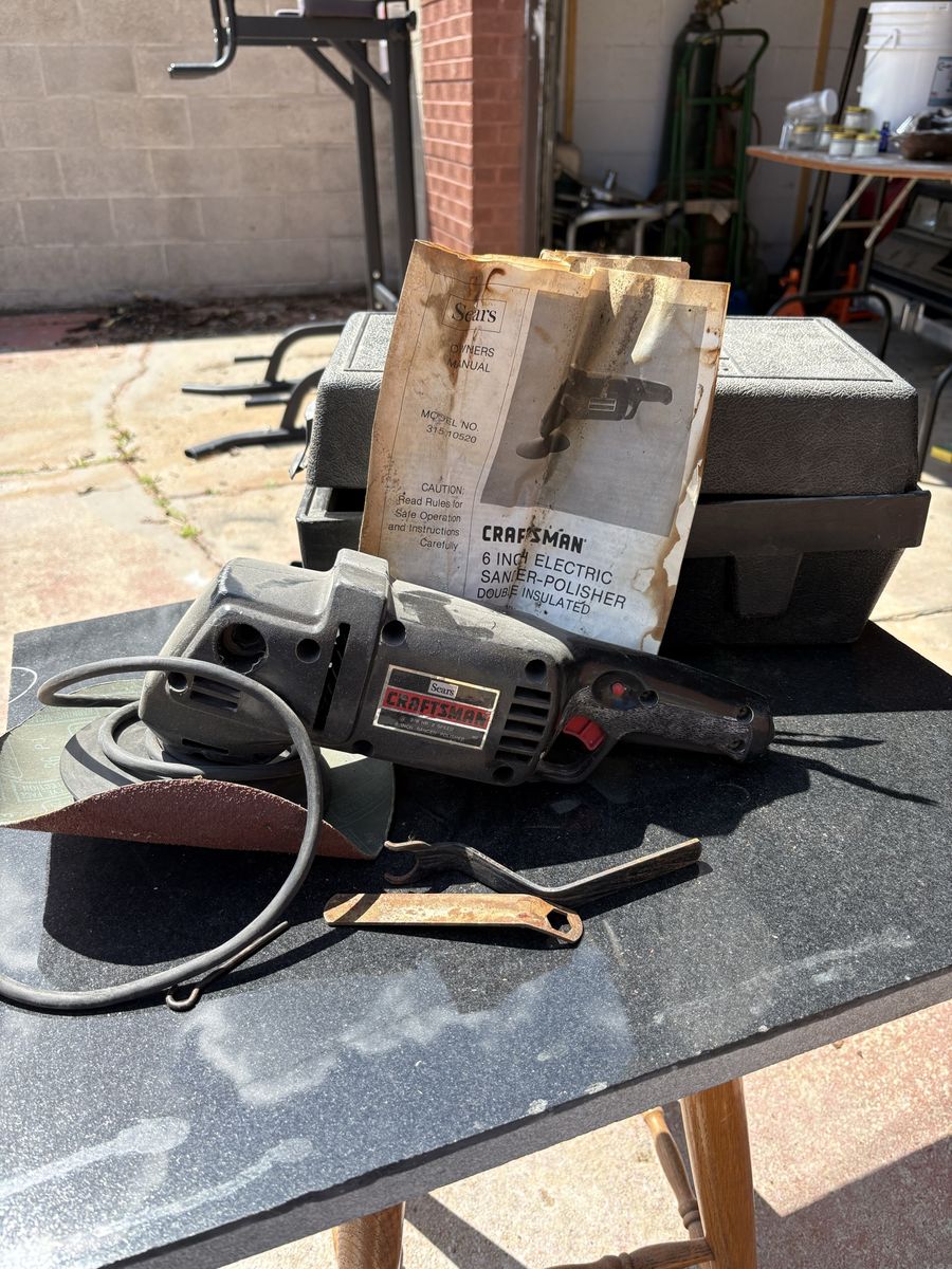 Craftsman 6 Inch Electric Sander-Polisher Model 31