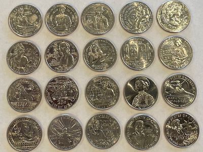 American Women Quarter Series D-mint, 20 coins