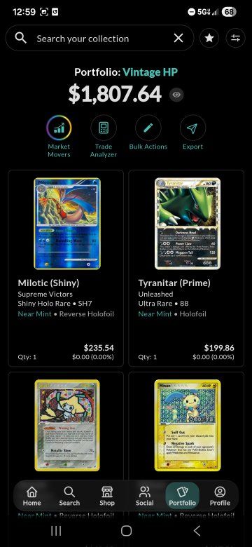 Vintage Pokémon (Binder Copies)