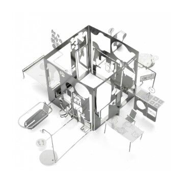 MIKRO HOUSE MAQUETTE, DESIGNED BY SAM BUXTON