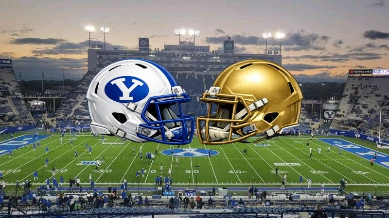 49 Yard Line BYU vs Notre Dame w/Seatbacks and Parking – 2/4 Tickets