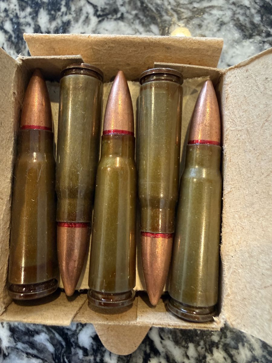 7.62 X 39mm 300 rounds $150.00. No markings on the boxes, Chinese? Steel core?