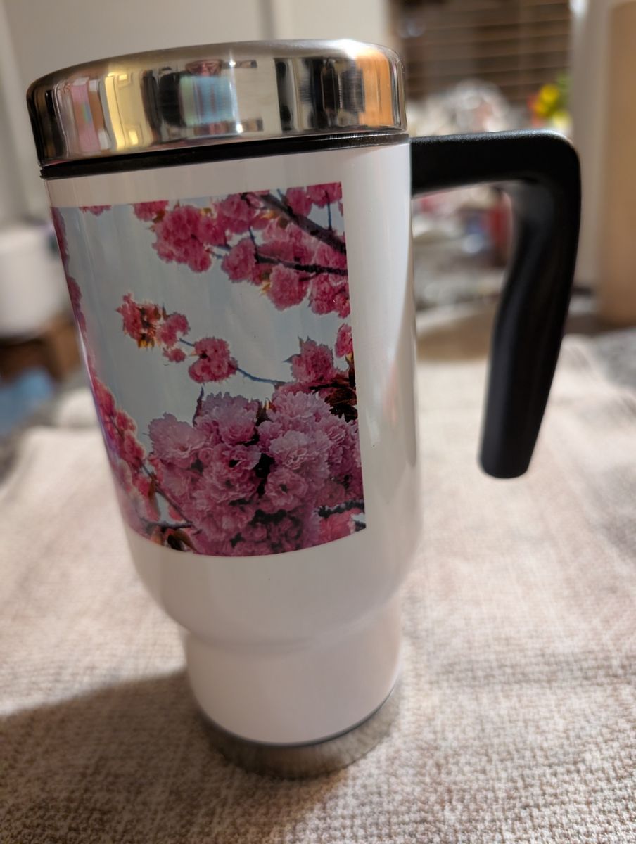 Reusable metal water bottle