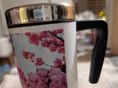 Reusable metal water bottle