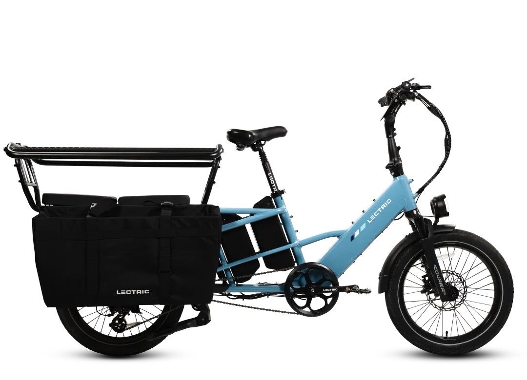 Lectric XPedition2 Raindrop Blue Dual-Battery eBike (standard range)