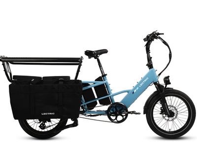Lectric XPedition2 Raindrop Blue Dual-Battery eBike (standard range)