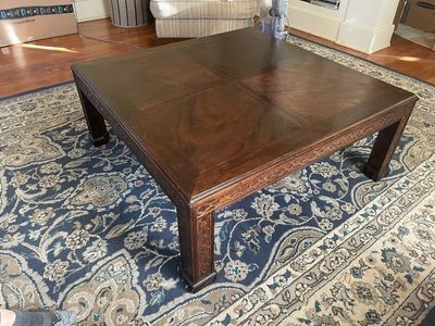 Solid Wood Square Coffee Table