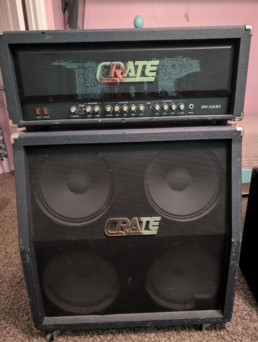 Crate blue voodoo half stack
