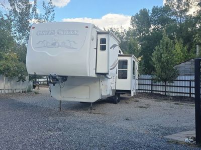 37’ Cedar Creek fifth wheel trailer