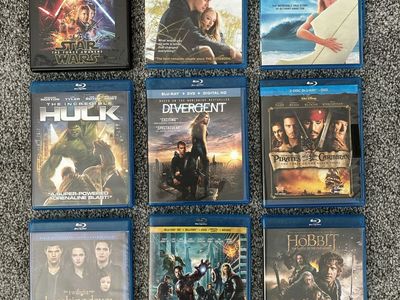 Blu-Ray movies (please don't just look at the photo, see list in description) - $4/Movie