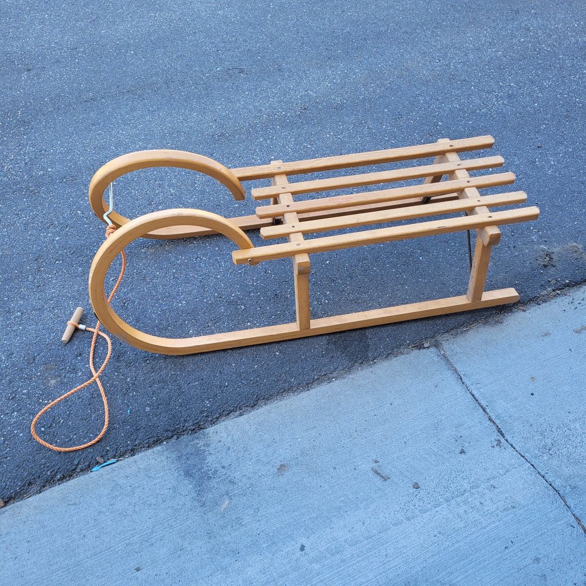 Vintage Wooden Gloco Sled