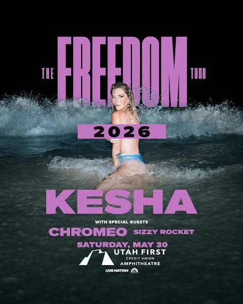 KESHA The Freedom Tour 4 Lawn Seats!!! All 4