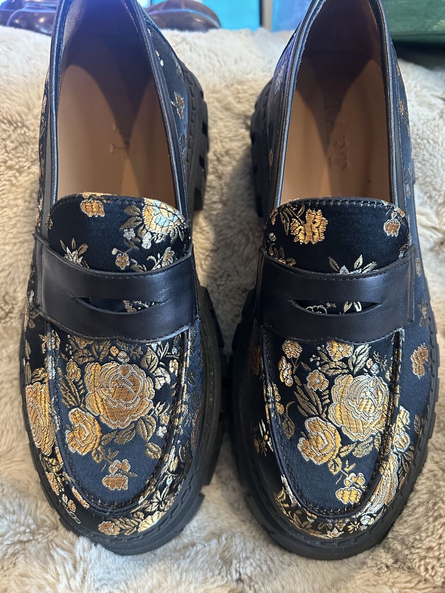 New TAFT “The Flora Loafer” in Eden Noir size 36