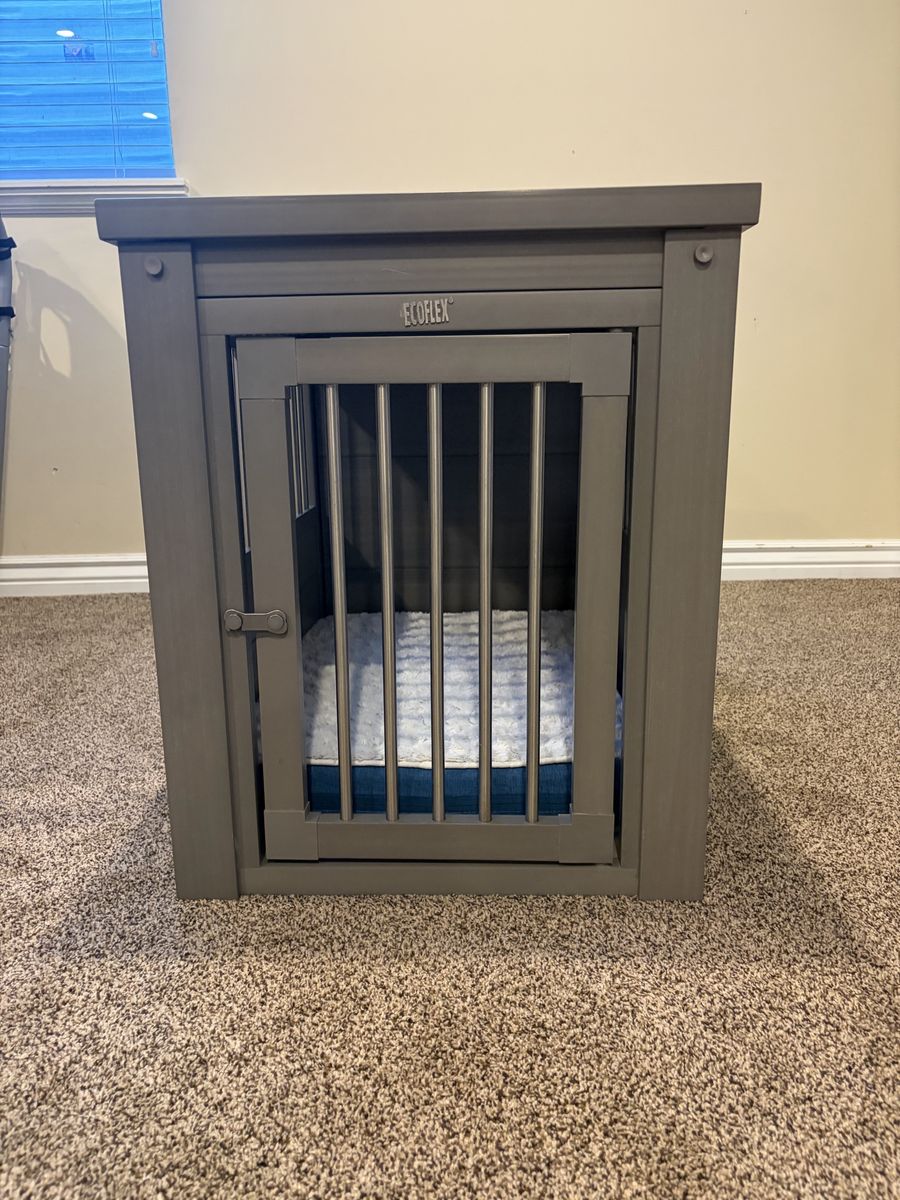 ECOFLEX Gray Medium Dog Crate/Kennel
