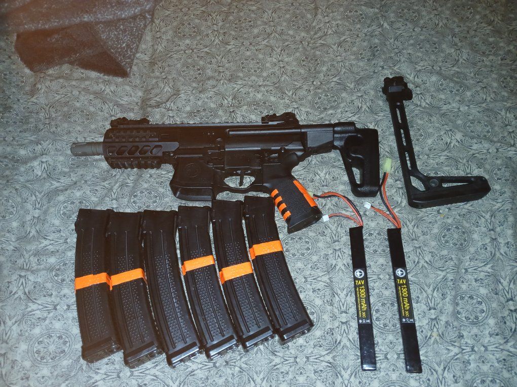 MPX-K airsoft AEG w/ extras