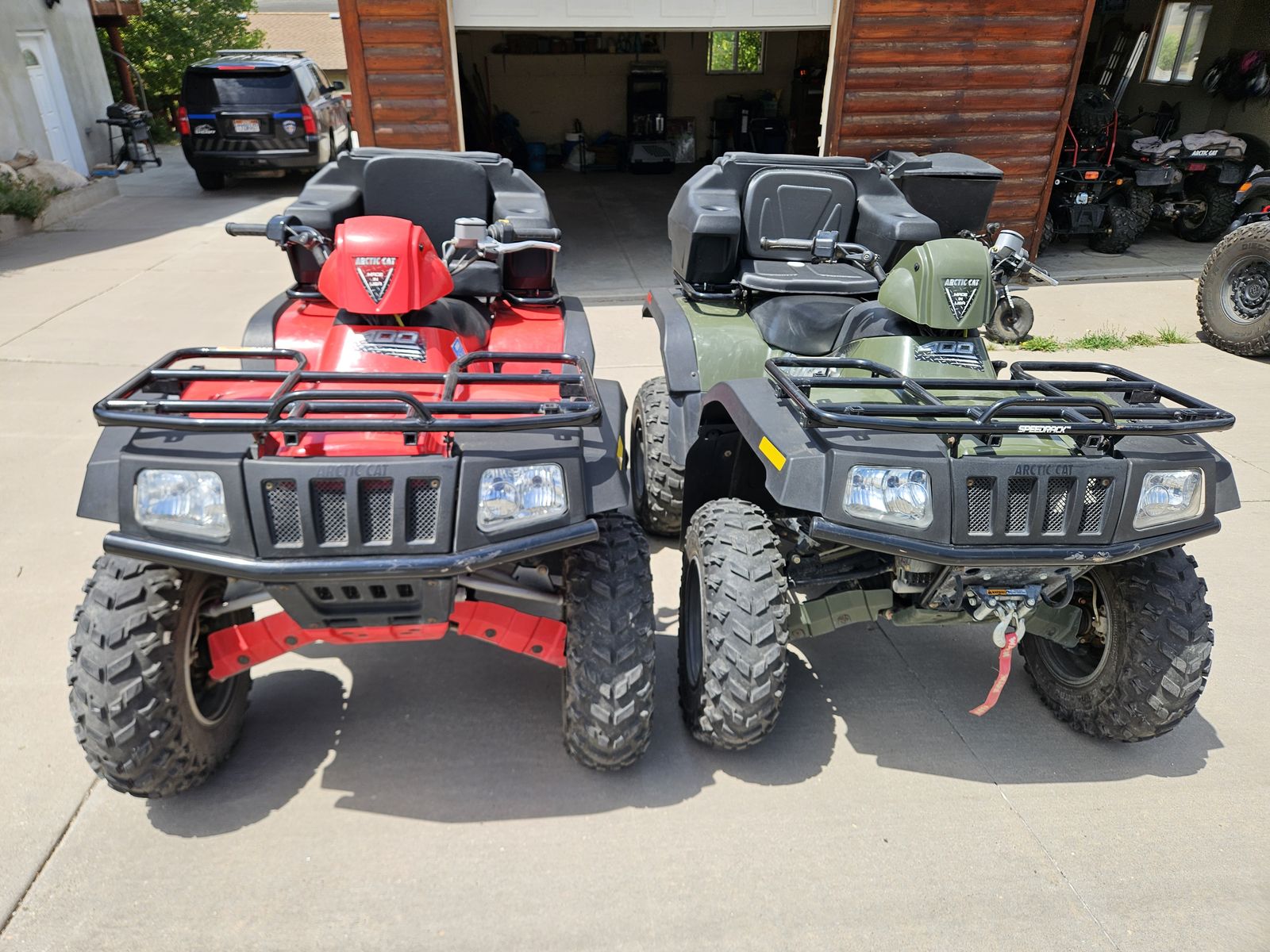 2 4x4 ATV's in excellent condition