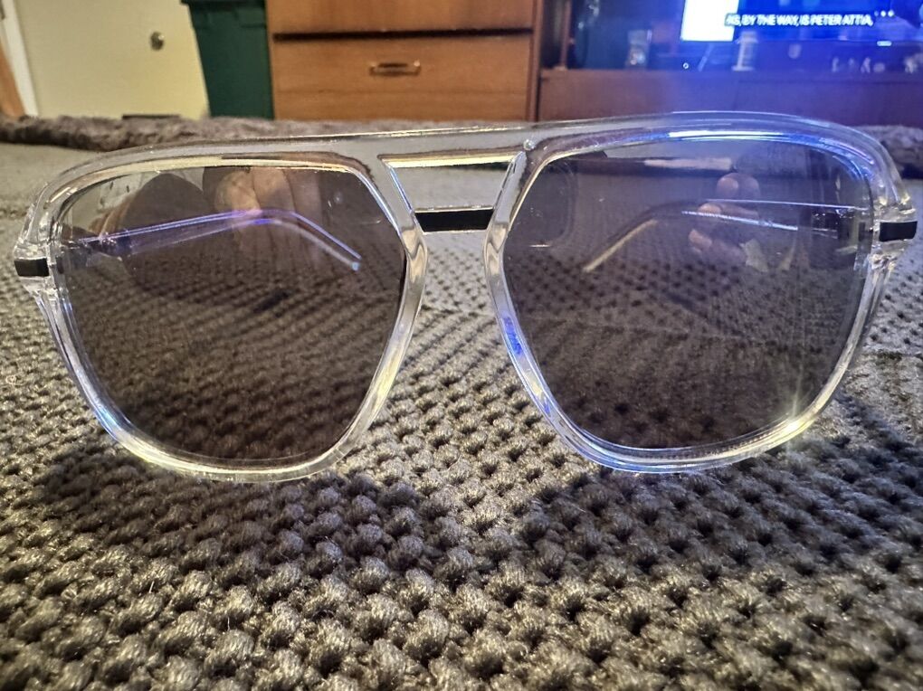 PUGS C8 Classic Clear Mirrired Lenses Sunglass