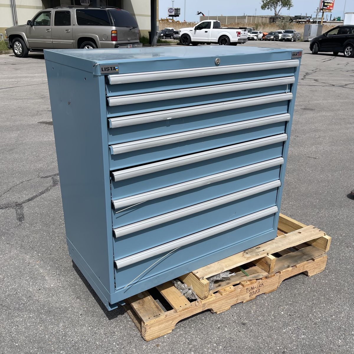 LISTA Modular Drawer Cabinet 42”x40.5”x22.5” Blue