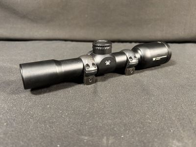 Vortex Crossfire II 1x24 Scope - Black, Used Muzzleloader Legal USED