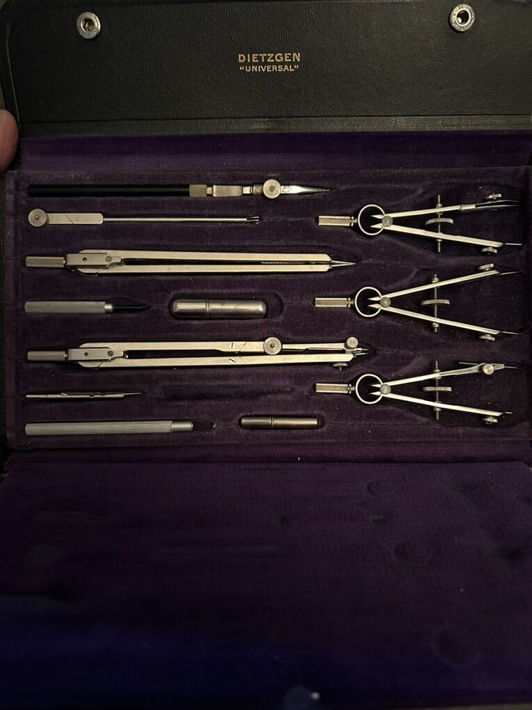 Vintage German Drafting Set