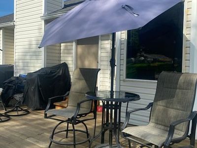 GLASS PATIO SET