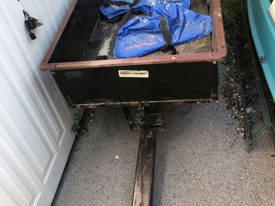 Pro Comp Utility Trailer - Single Axle, Heavy Duty Hauler dump trailer for lawn mower or atv
